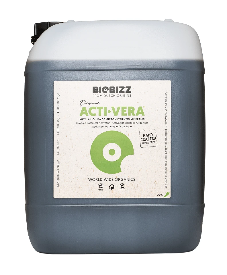 BioBizz Acti Vera | 10 L 2 Flasche mit organischem Aktivator