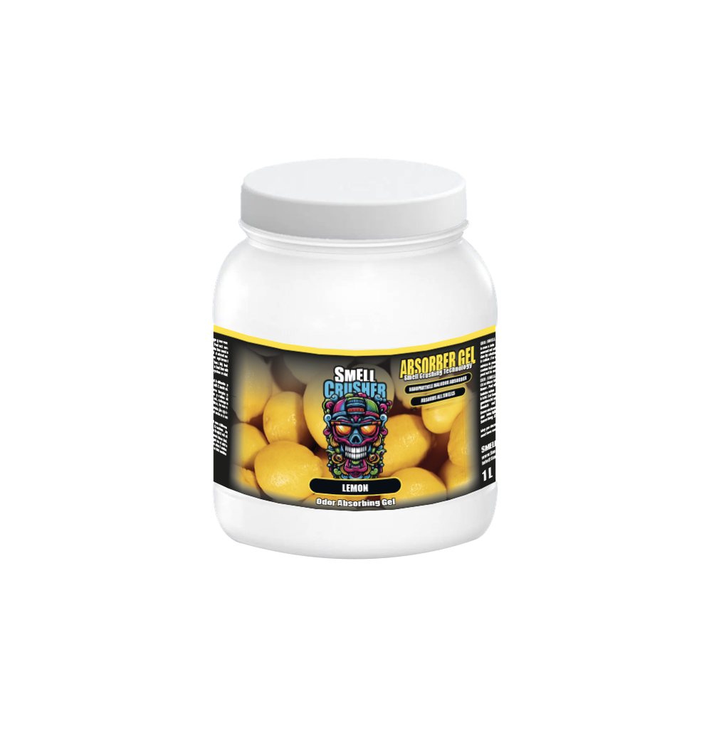 SmellCrusher Gel Lemon | 1 L 3 Gel zur Geruchsbeseitigung, Zitrone