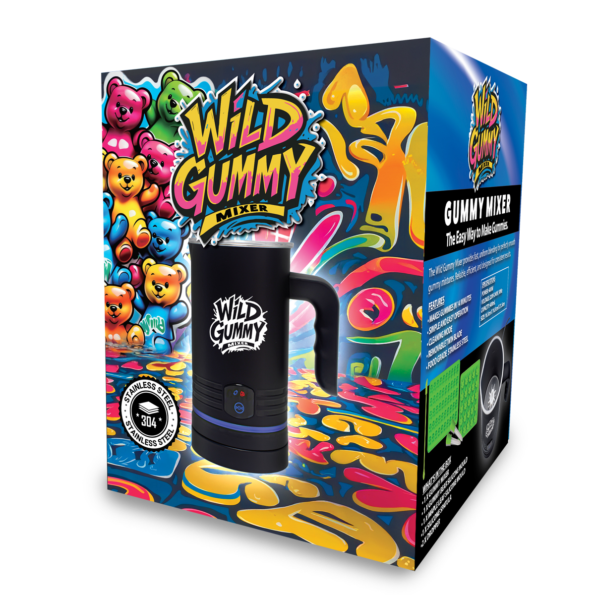 Wild Gummy Mixer mit Zubehör – Gummibärchen Maschine 5 Wild Gummy Mixer mit Zubehör – Gummibärchen Maschine – Bild 4
