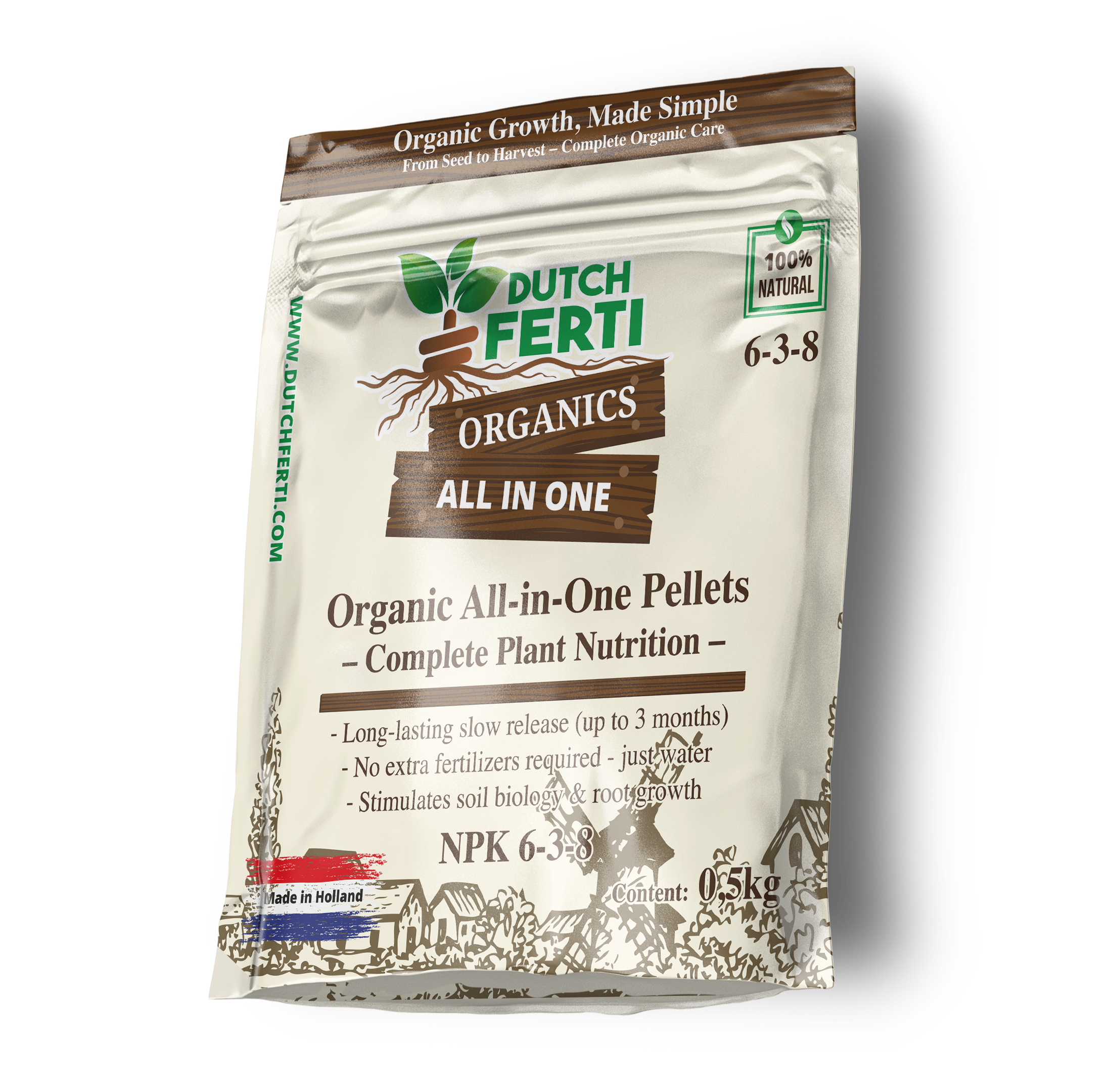 Organic All in one pellets DF | 0,5 kg. - Komplettdünger-Granulat 3 Organic All in one pellets DF | 0,5 kg. - Komplettdünger-Granulat