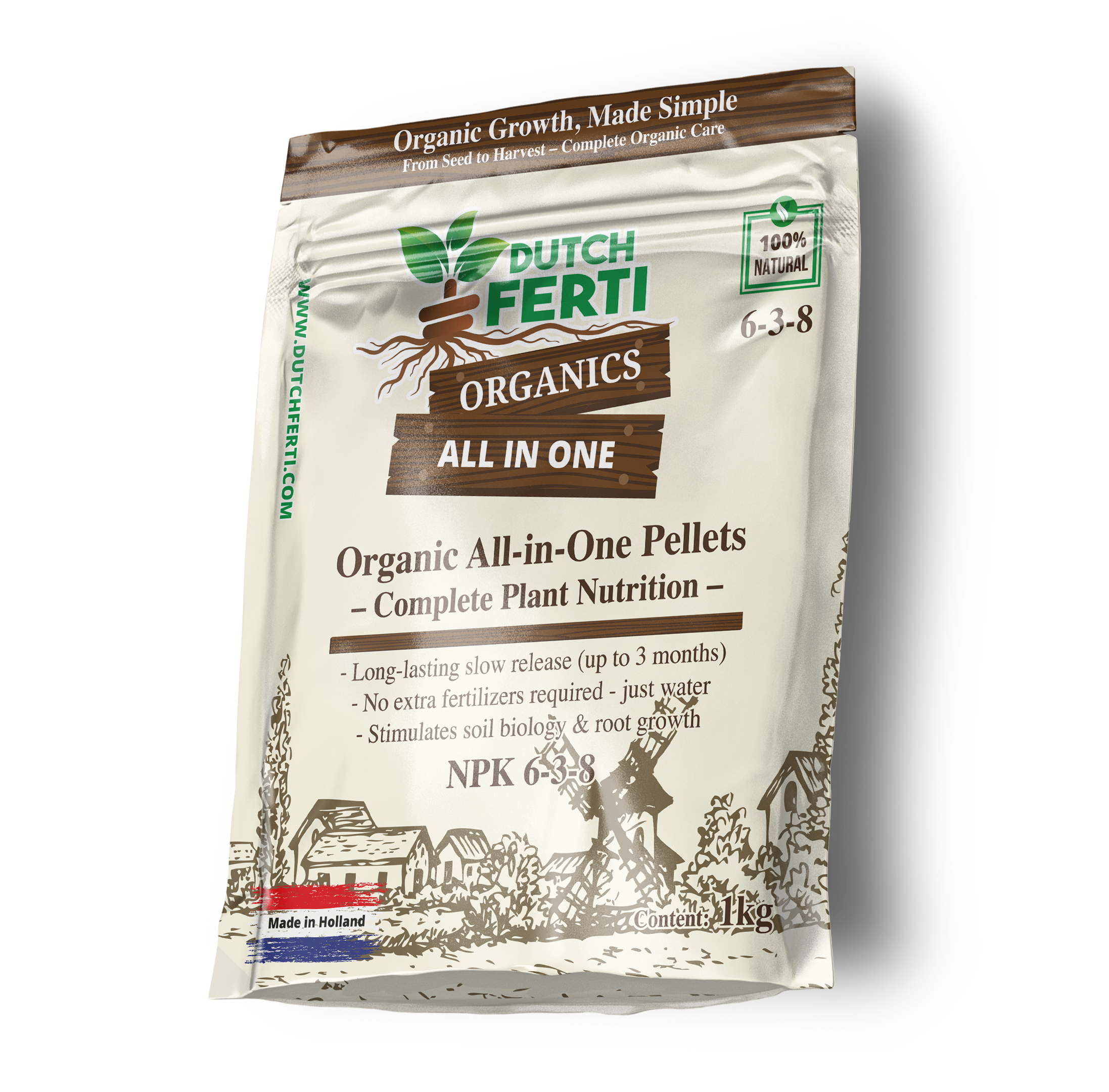 Organic All in one pellets DF | 1 kg - Komplettdünger-Granulat 3 Organic All in one pellets DF | 1 kg - Komplettdünger-Granulat